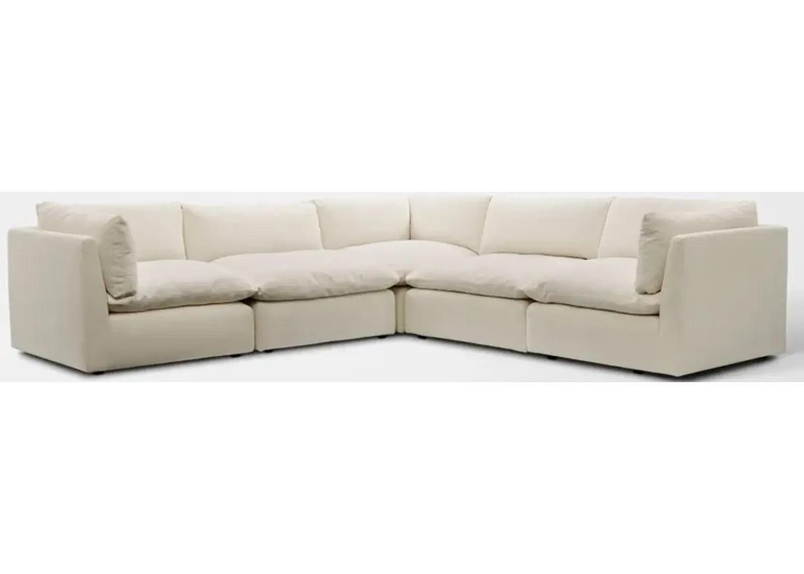 Lola 5-Piece Sectional - Ivory