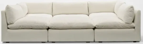 Lola 6-Piece Pit Sectional - Ivory