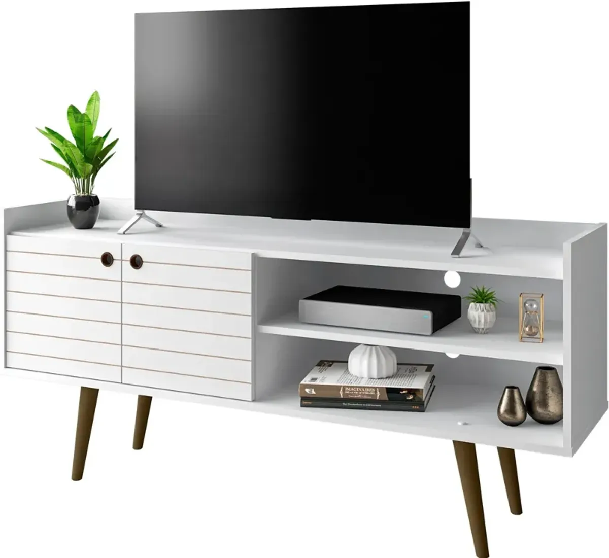 Marlo 54" TV Stand - White