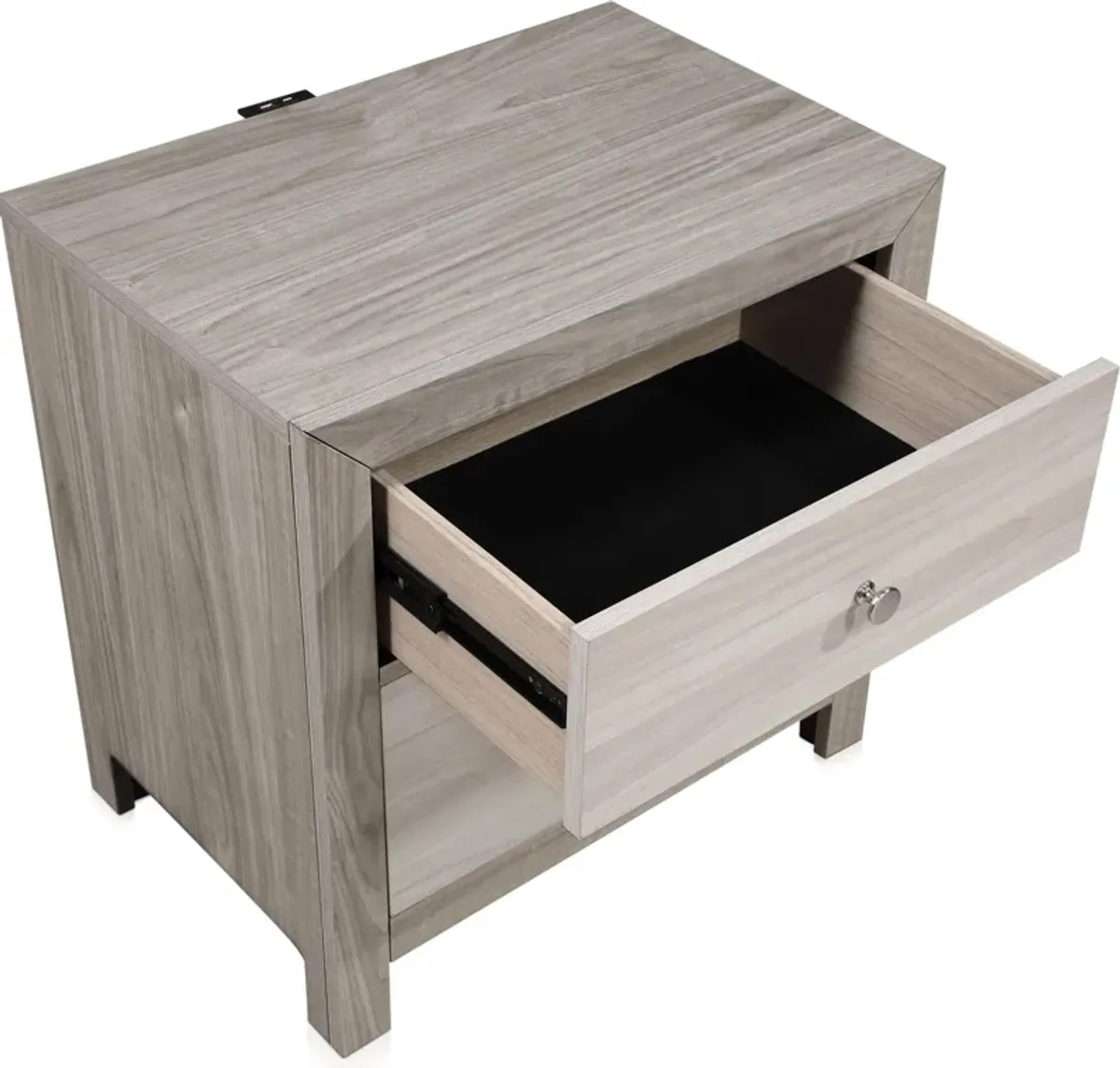 Asher Nightstand with USB Charging