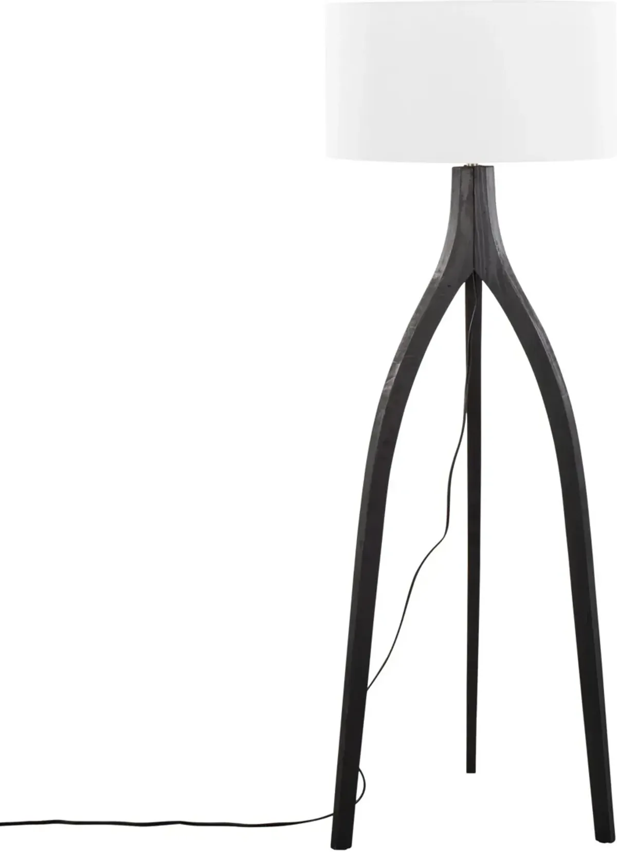 Labrant 60'' Floor Lamp - Black/White