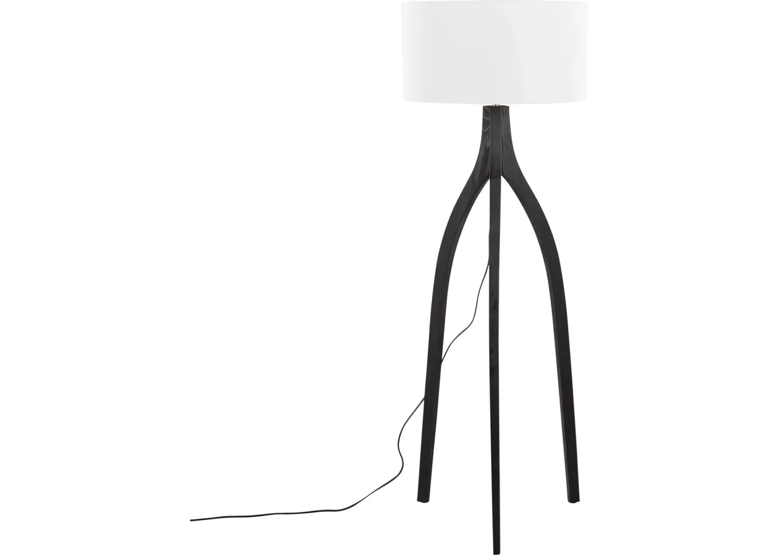 Labrant 60'' Floor Lamp - Black/White