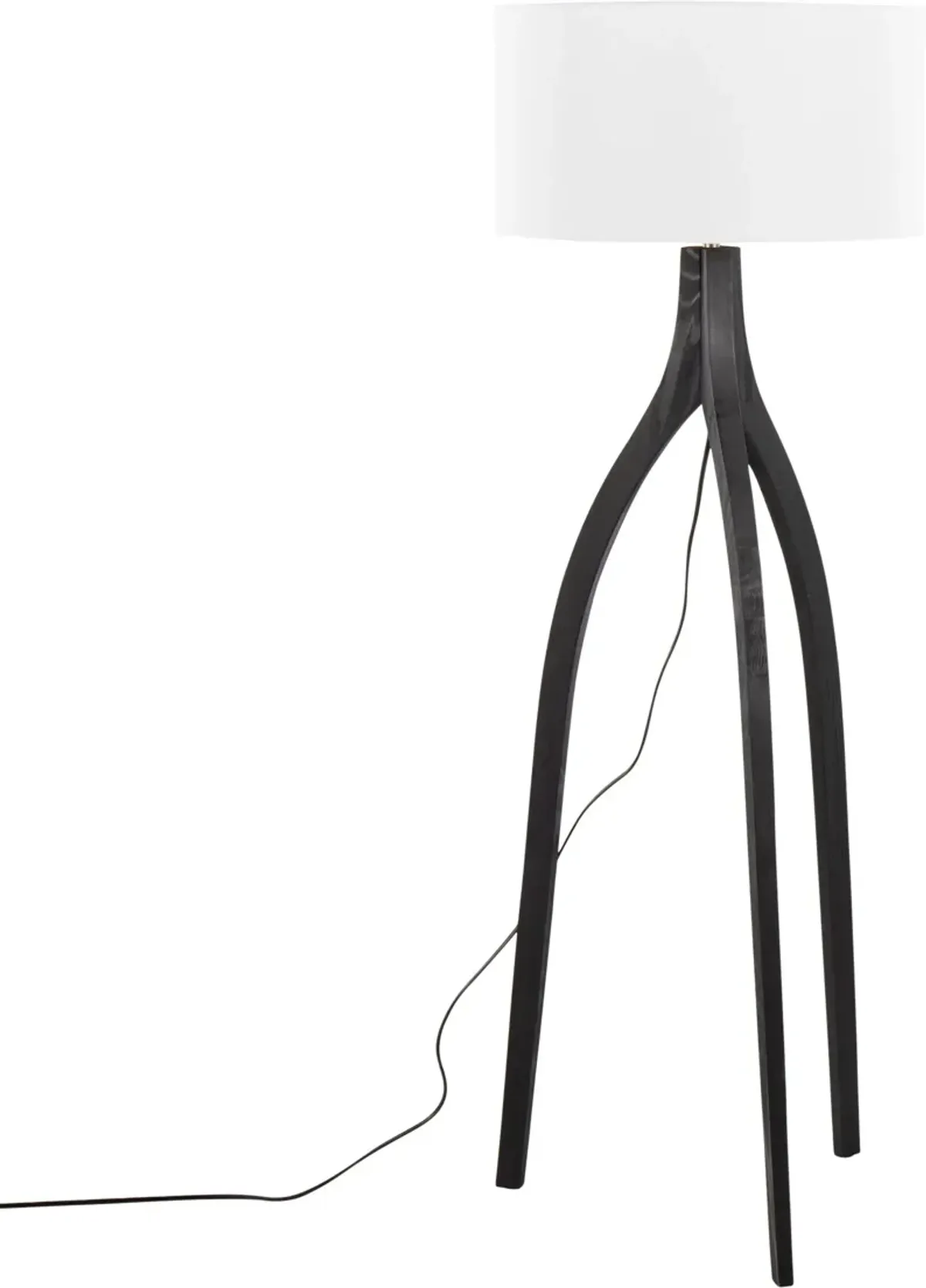 Labrant 60'' Floor Lamp - Black/White