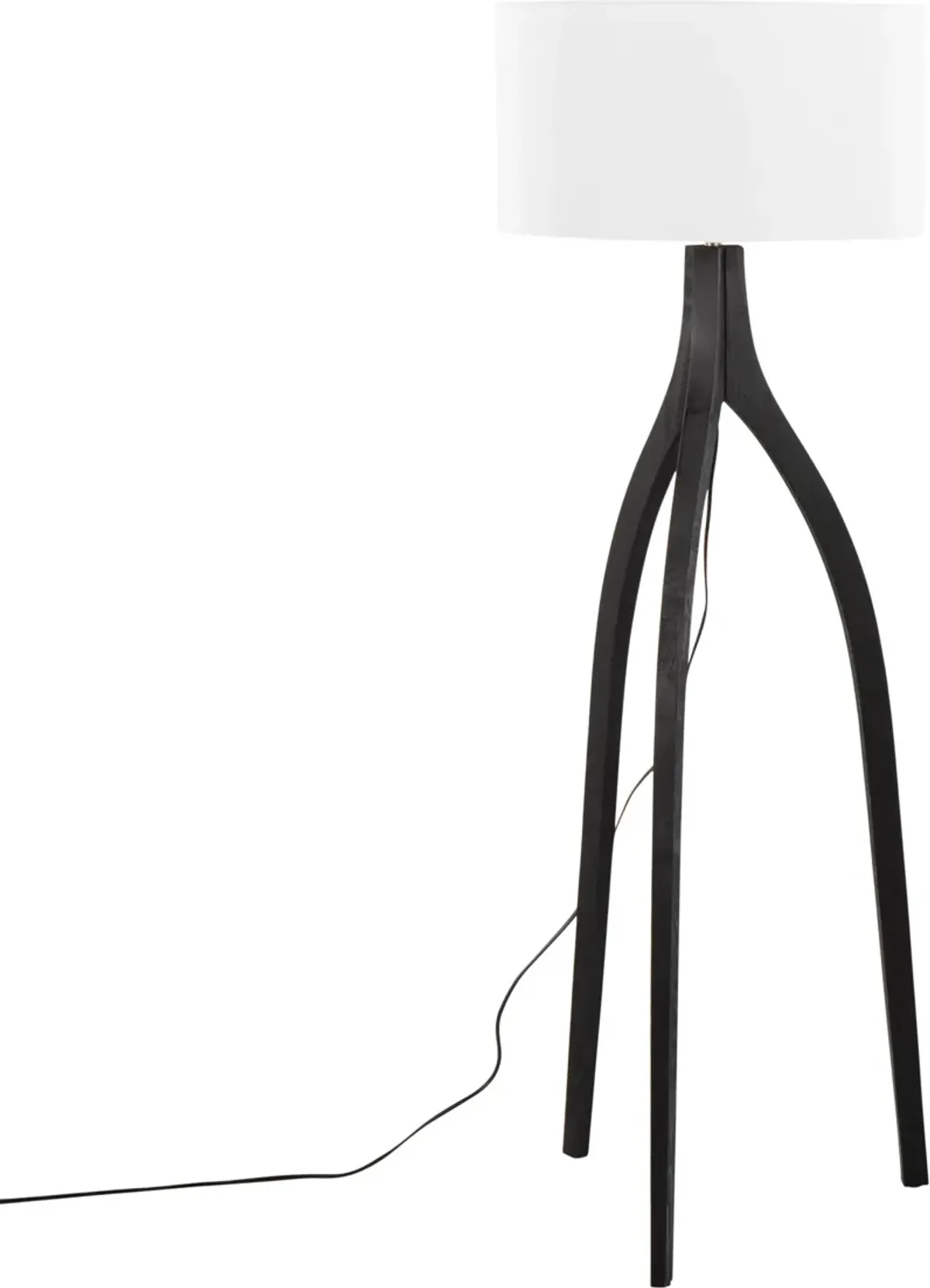 Labrant 60'' Floor Lamp - Black/White