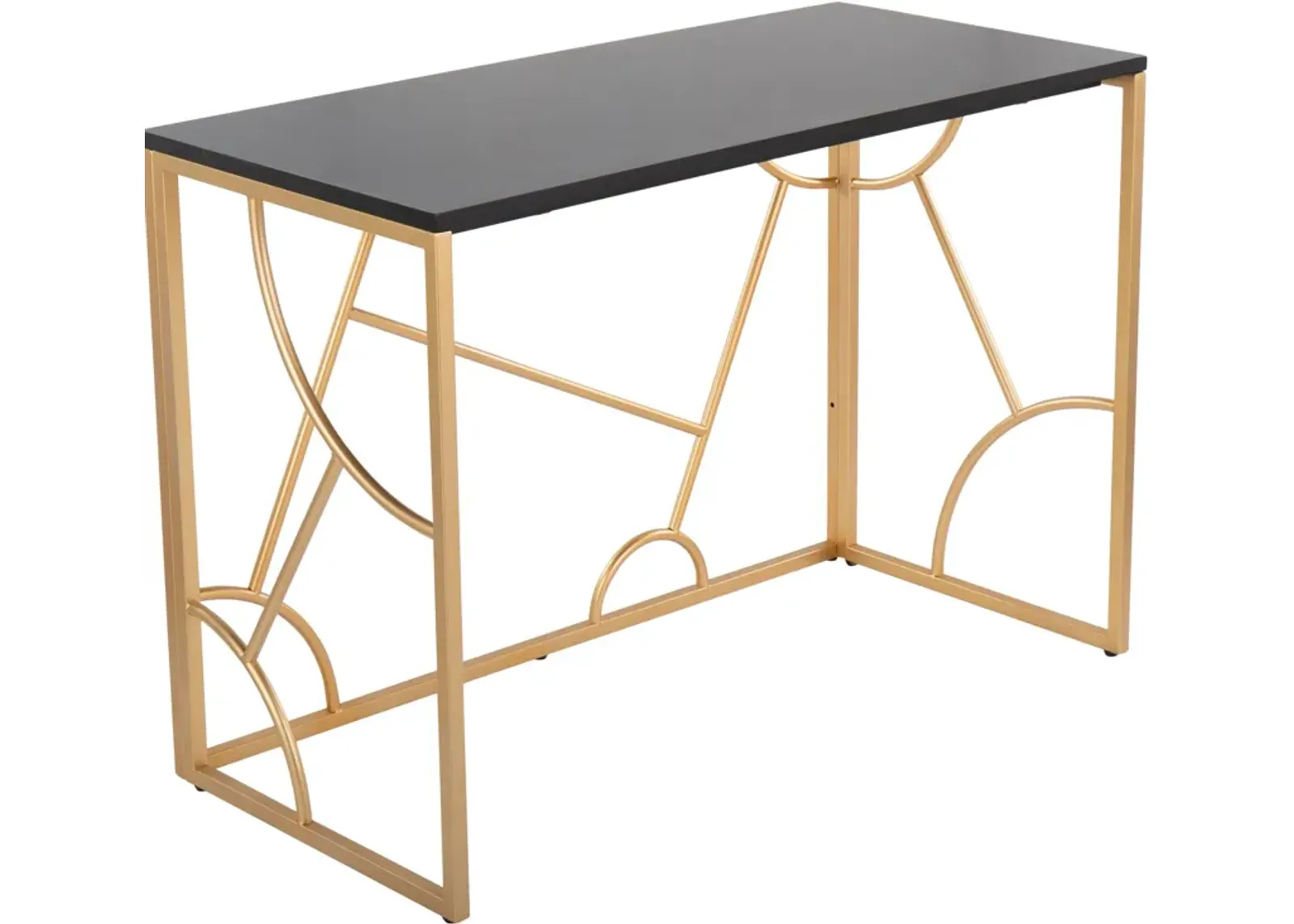 Lauryn Desk - Black/Gold