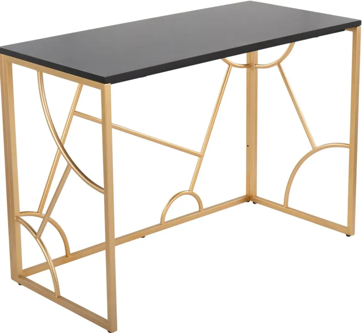 Lauryn Desk - Black/Gold