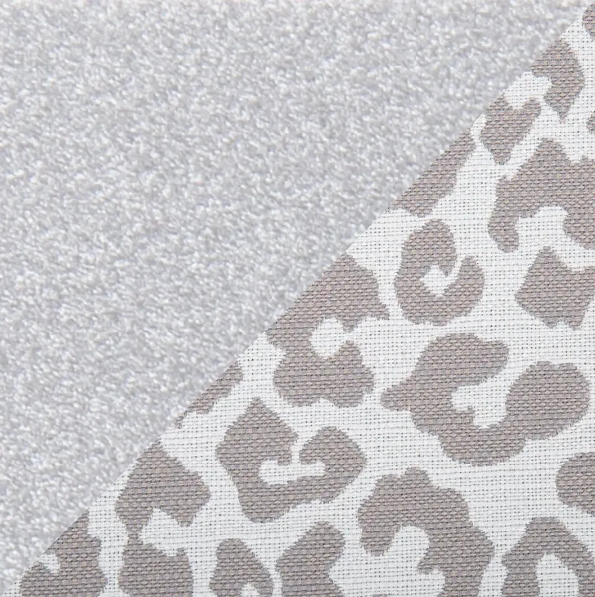 Lauryn Bench - Silver/Gray Leopard