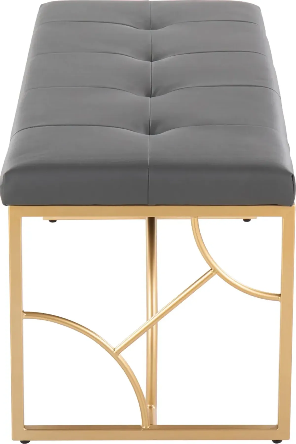 Lauryn Bench - Gold/Gray