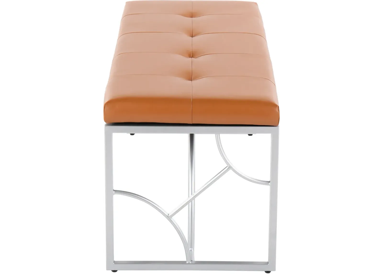 Lauryn Bench - Silver/Camel