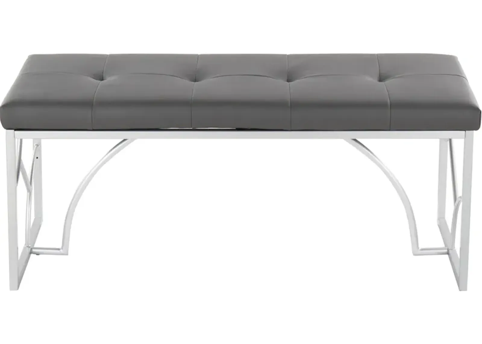 Lauryn Bench - Silver/Gray