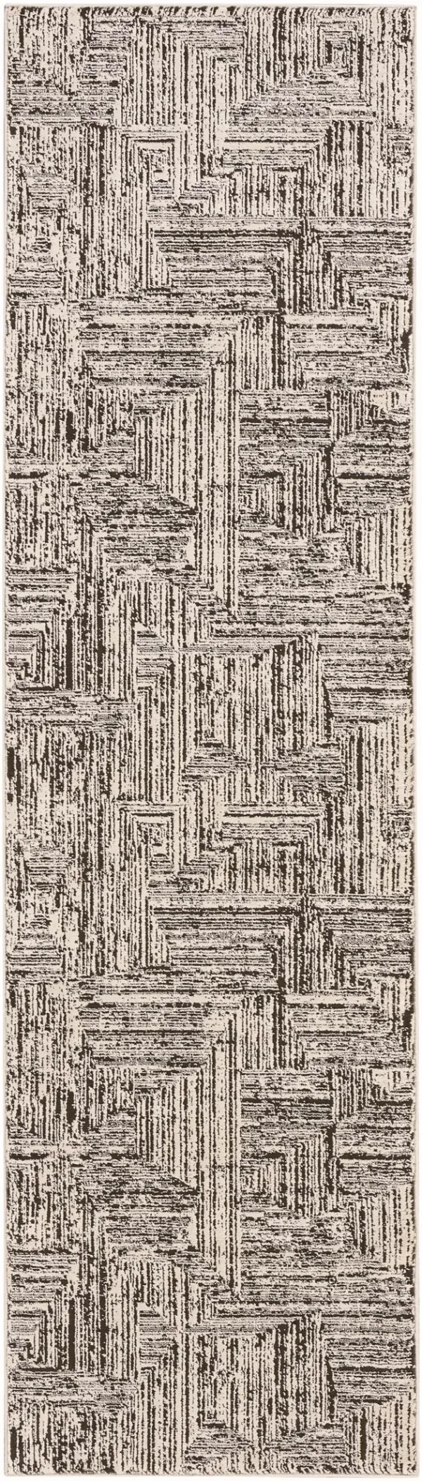 Genova 5' x 7' Area Rug - Cream/Black