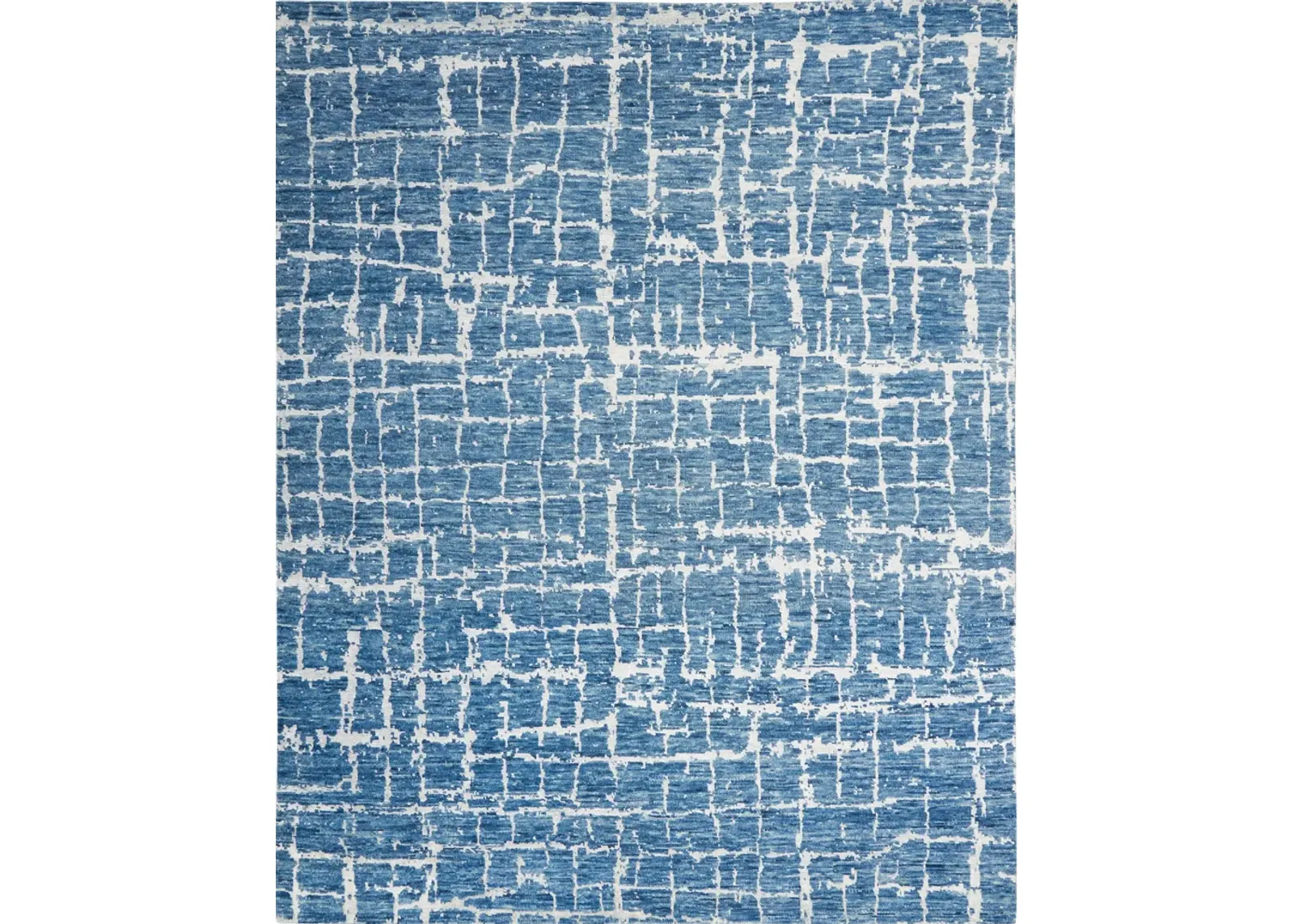 Roma 2' x 3' Area Rug - Blue/Silver