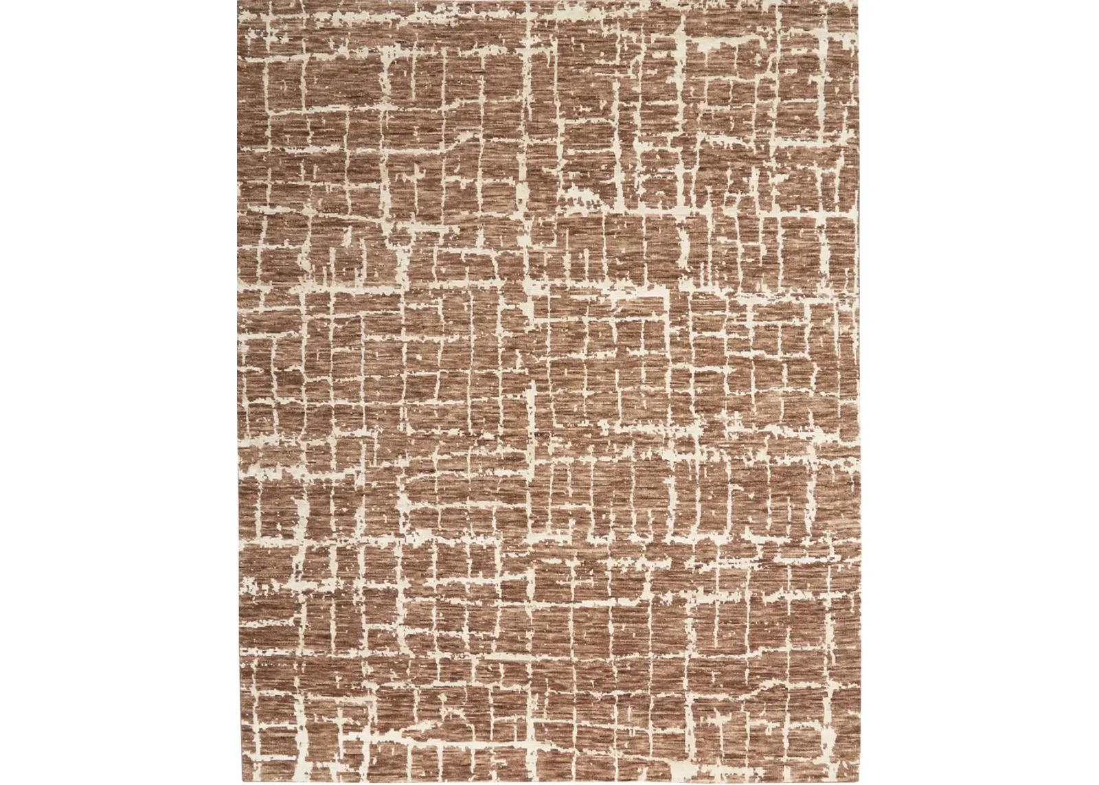 Roma 2' x 3' Area Rug - Mocha/Ivory