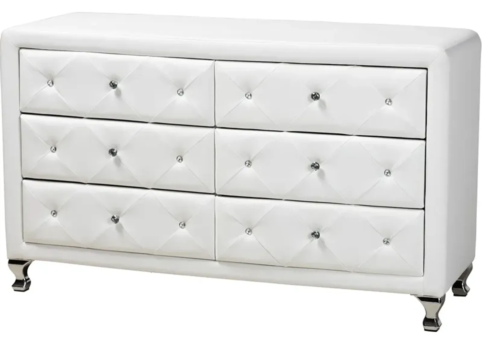 Journee Dresser - White