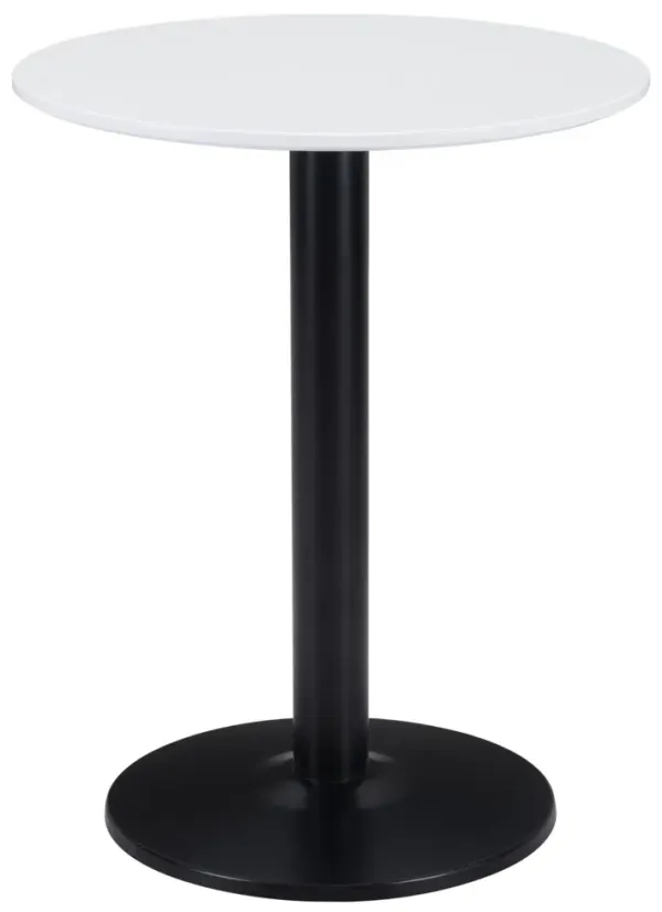 Hadassah Bistro Table - White/Black