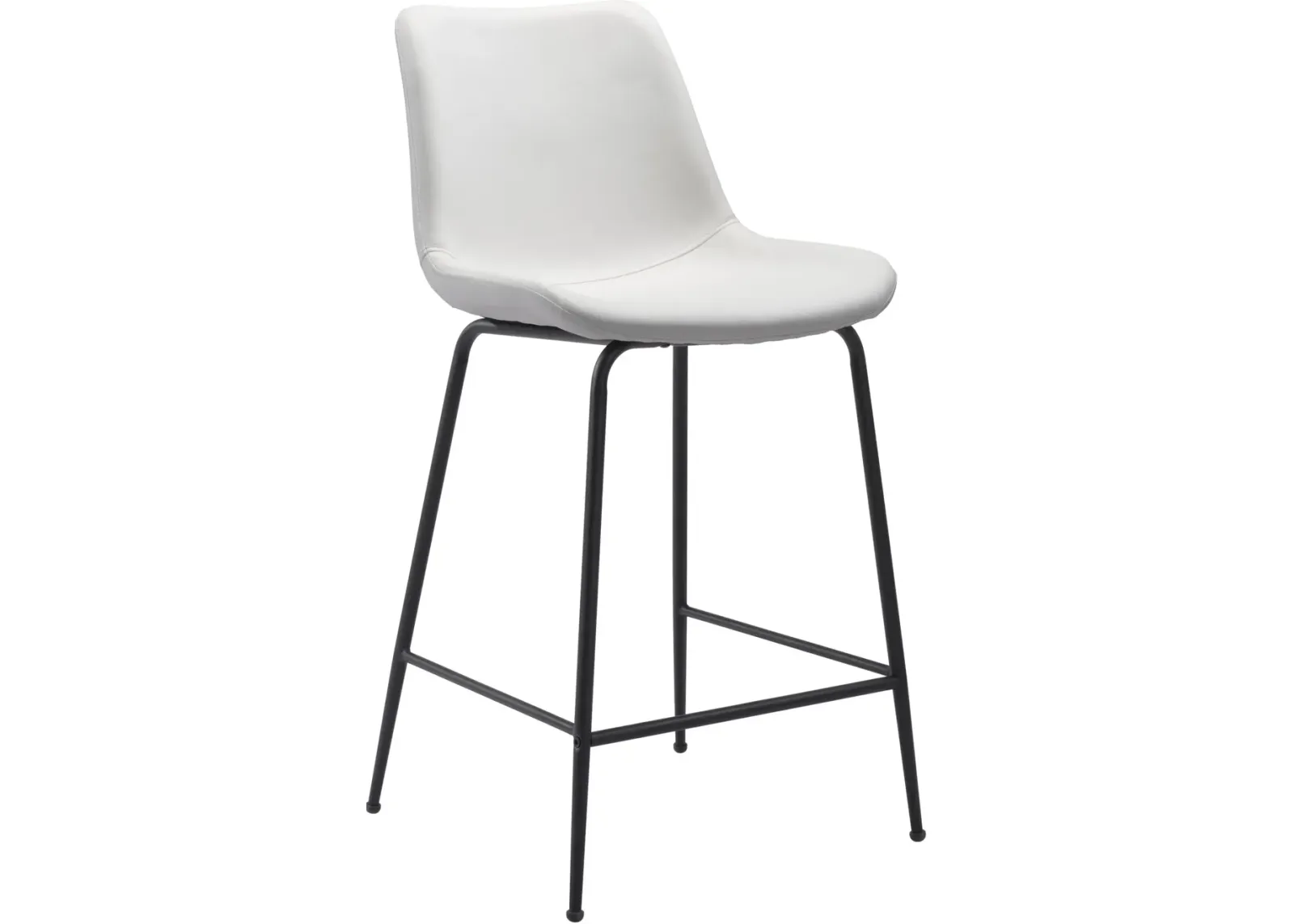 Xyon Counter-Height Stool - White