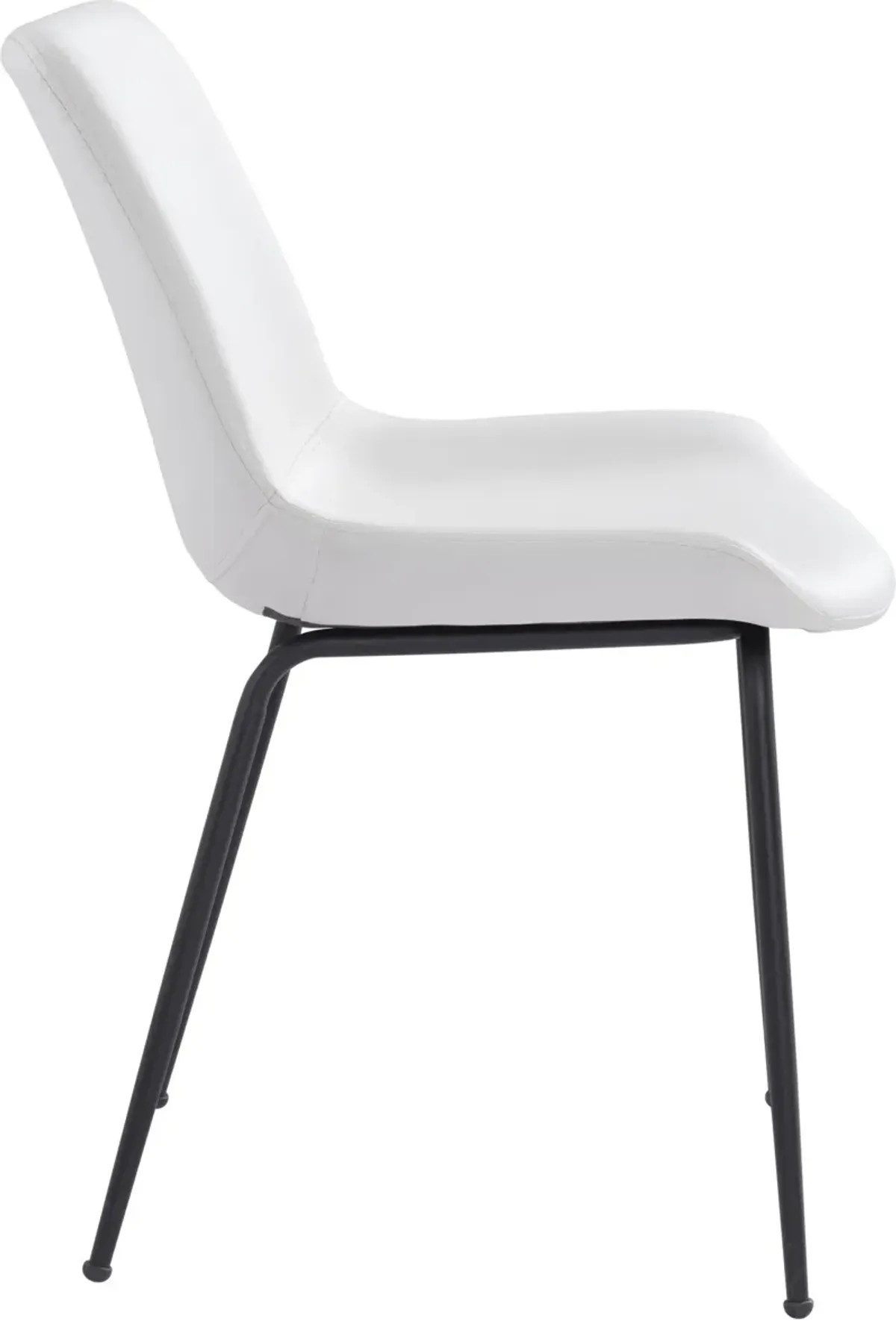 Xyon Set of 2 Dining Chairs - White