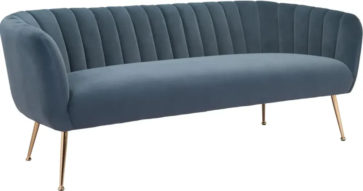 Trent Sofa - Slate Blue