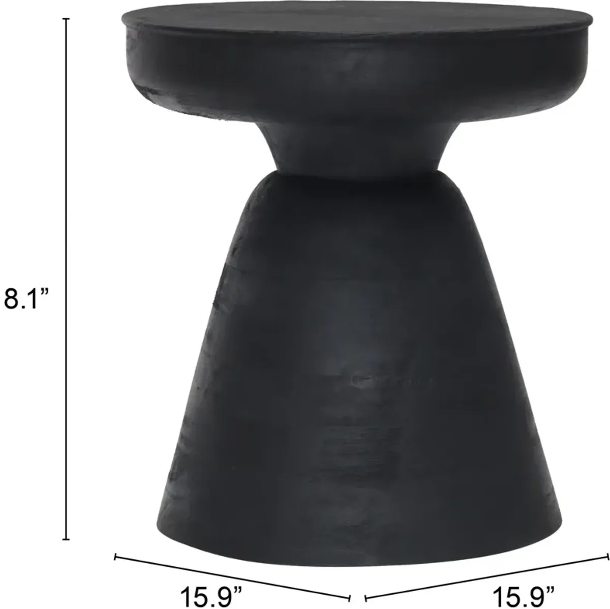 Bronco Accent Table - Black