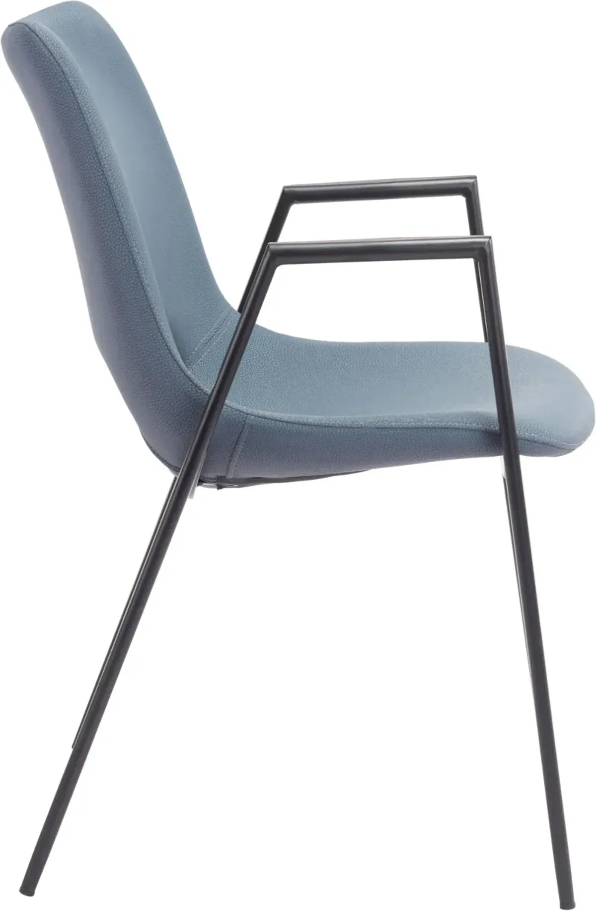 Emerson Set of 2 Dining Chairs - Blue/Black