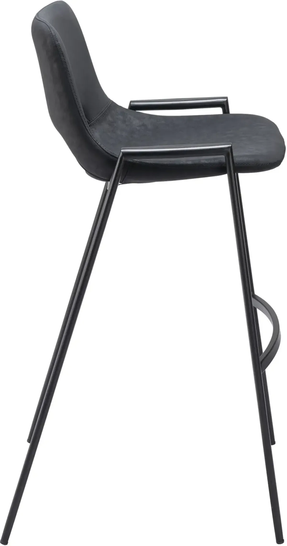 Emerson Set of 2 Bar Stools - Black