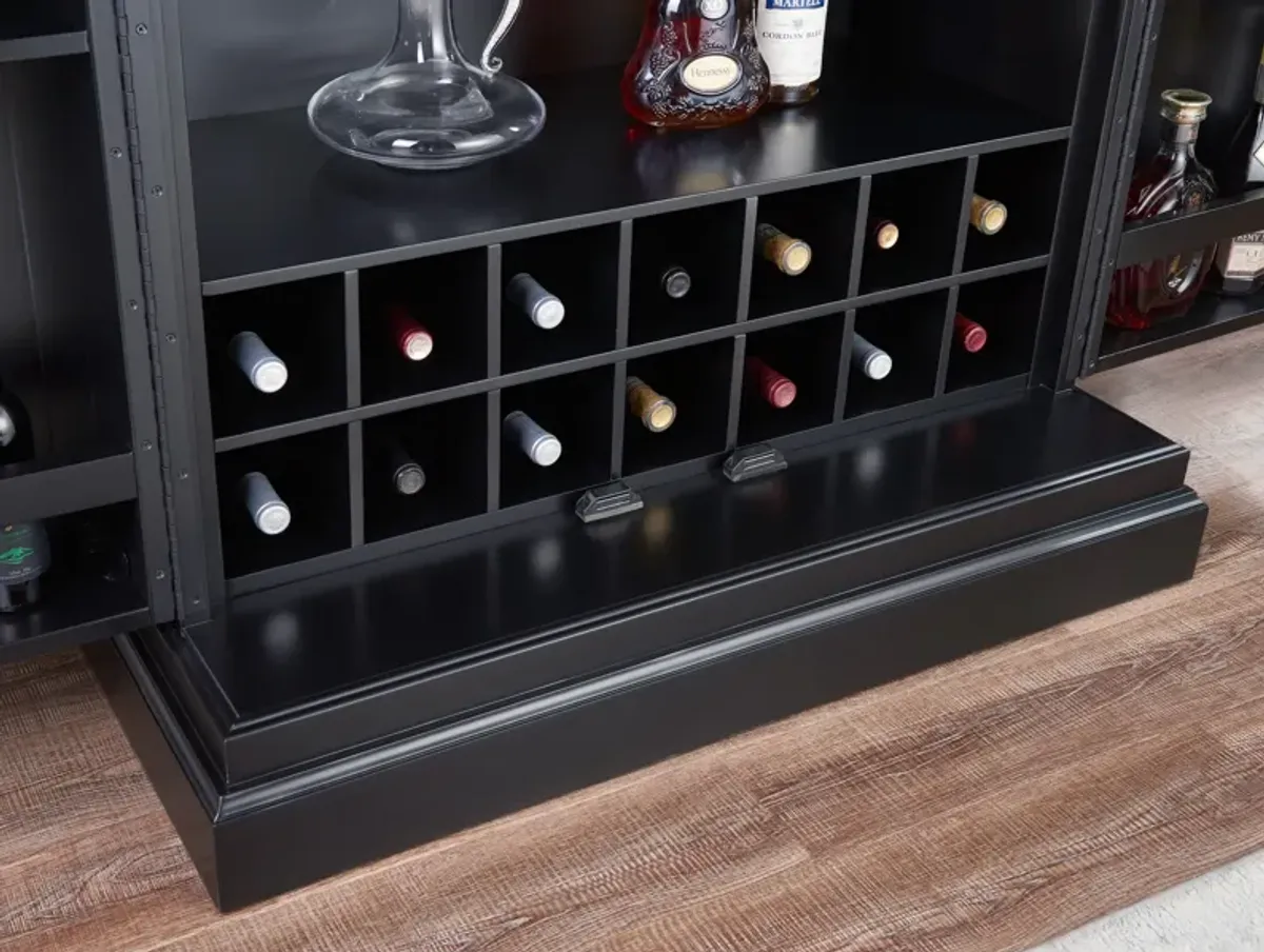 Nadini Wine and Bar Cabinet - Black