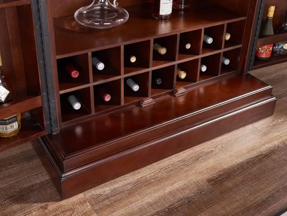 Nadini Wine and Bar Cabinet - Brown