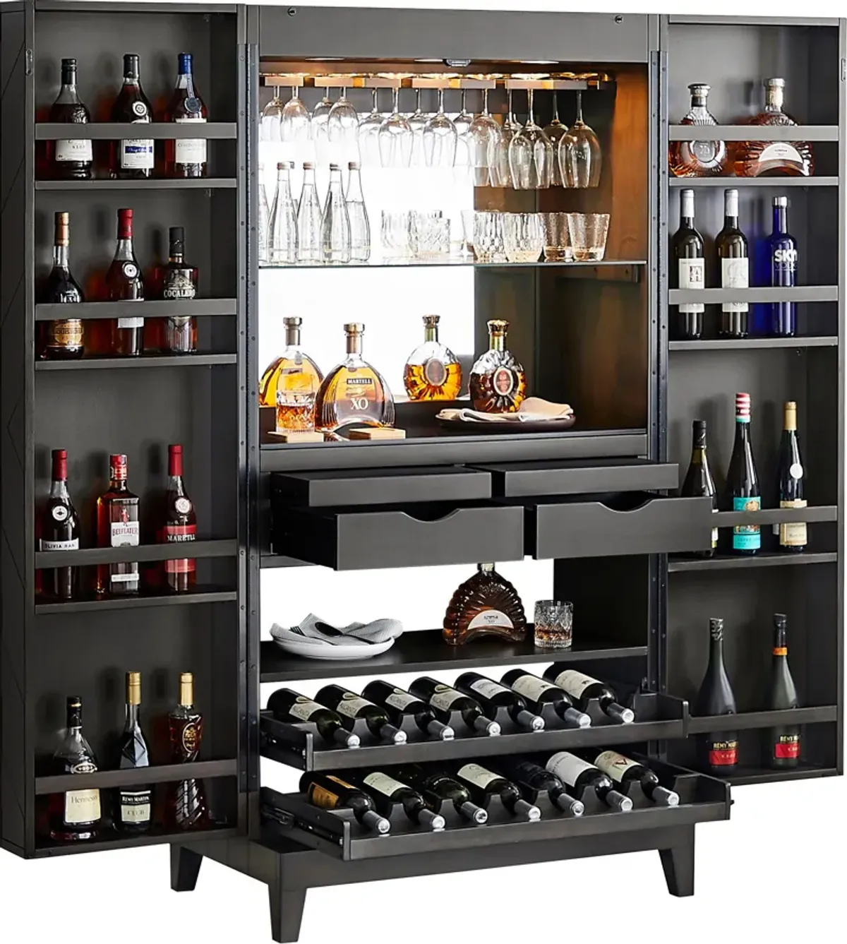 Bosonic Wine and Bar Cabinet