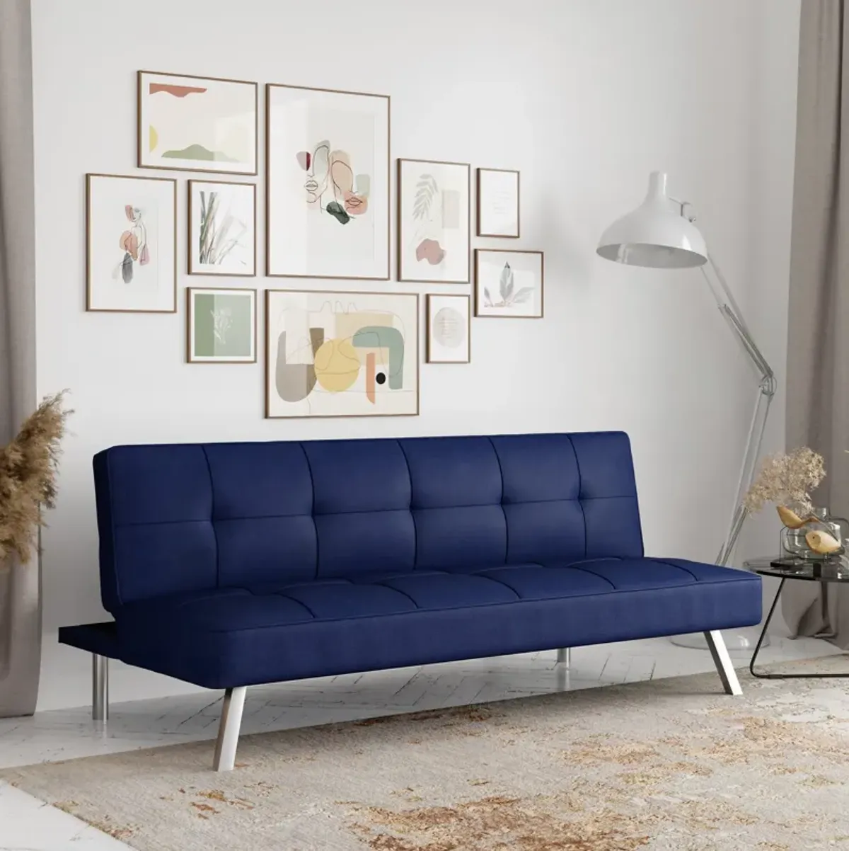 Serta Tiegan Futon - Blue