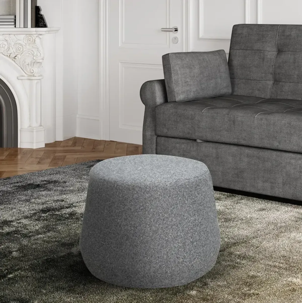 Pomona Ottoman - Gray