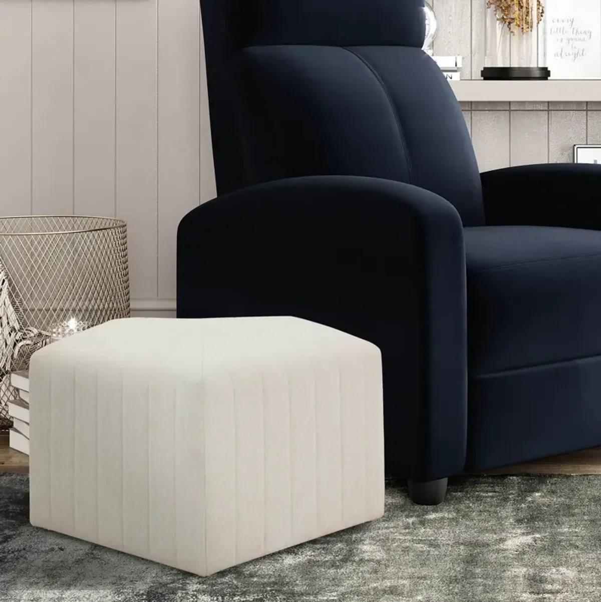 Clemont Ottoman - Ivory