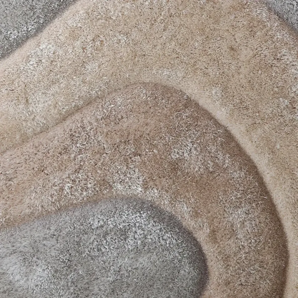 Bayou 7' Round Area Rug - Gray/Brown/Beige