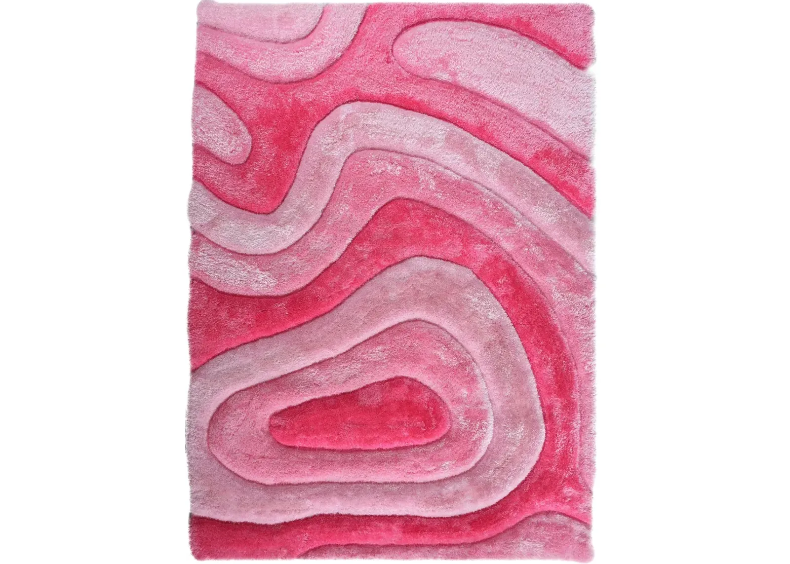 Bayou 5' x 7' Area Rug - Pink/Rose Red/Light Pink