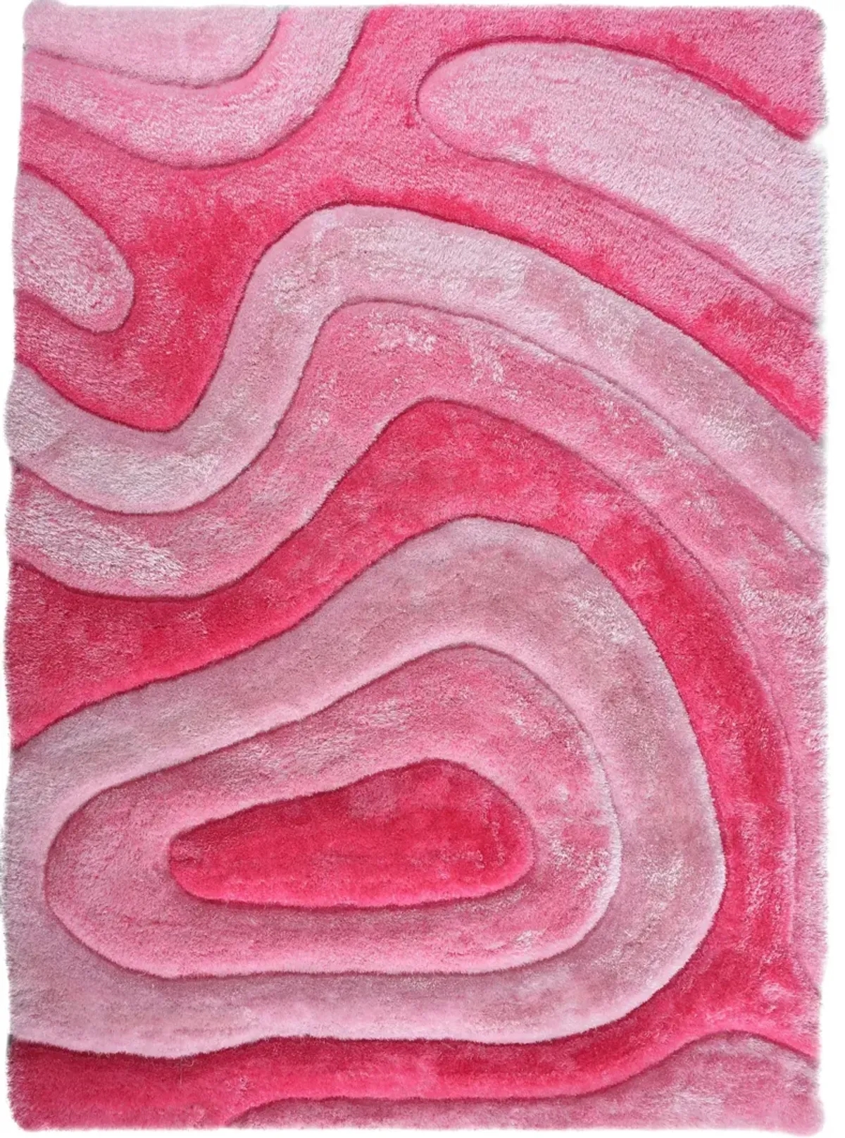 Bayou 5' x 7' Area Rug - Pink/Rose Red/Light Pink