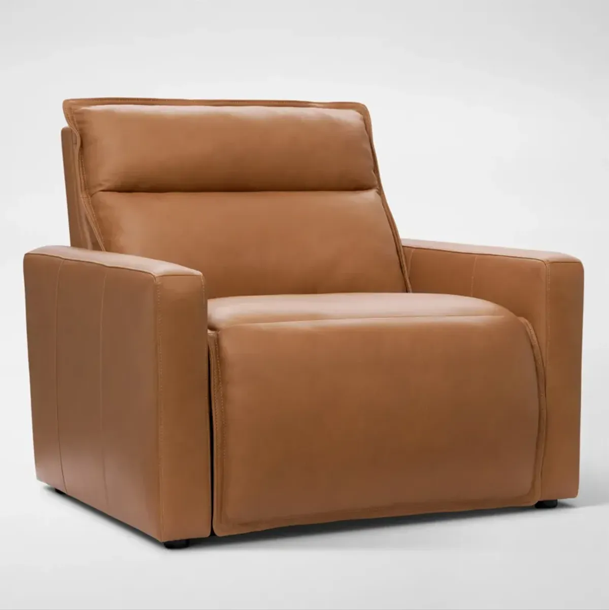 Napa Dual-Power Recliner - Saddle