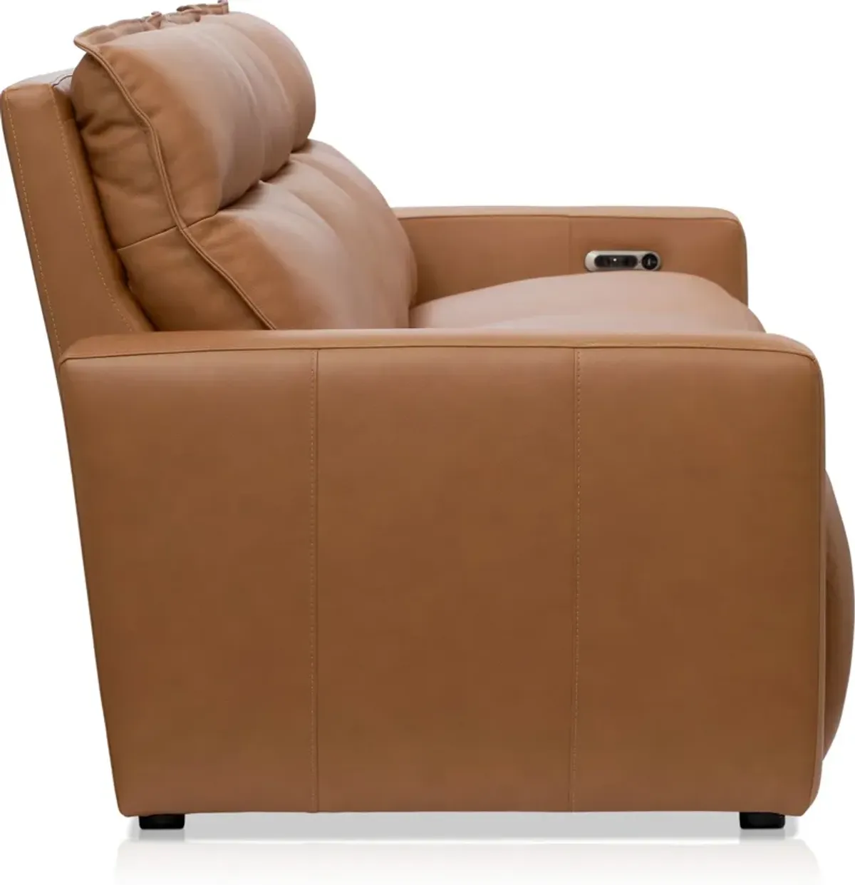 Napa 3-Piece Dual-Power Reclining Sofa - Saddle