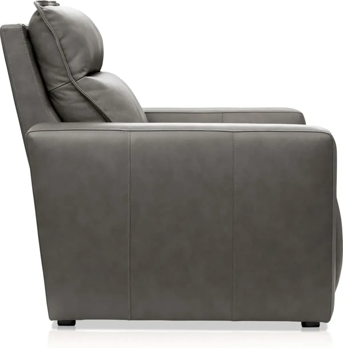 Napa Dual-Power Recliner - Charcoal