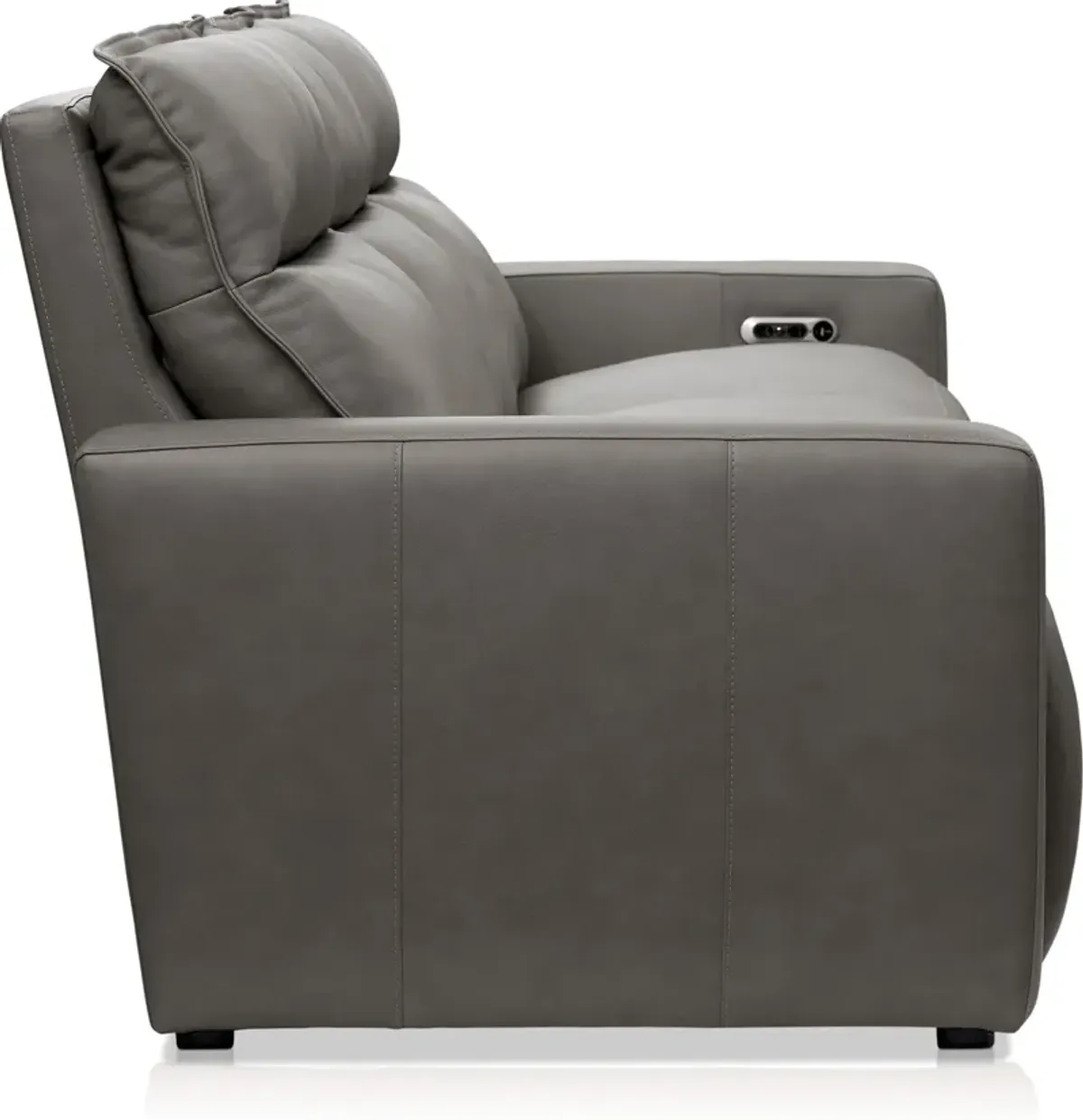 Napa 3-Piece Dual-Power Reclining Sofa - Charcoal