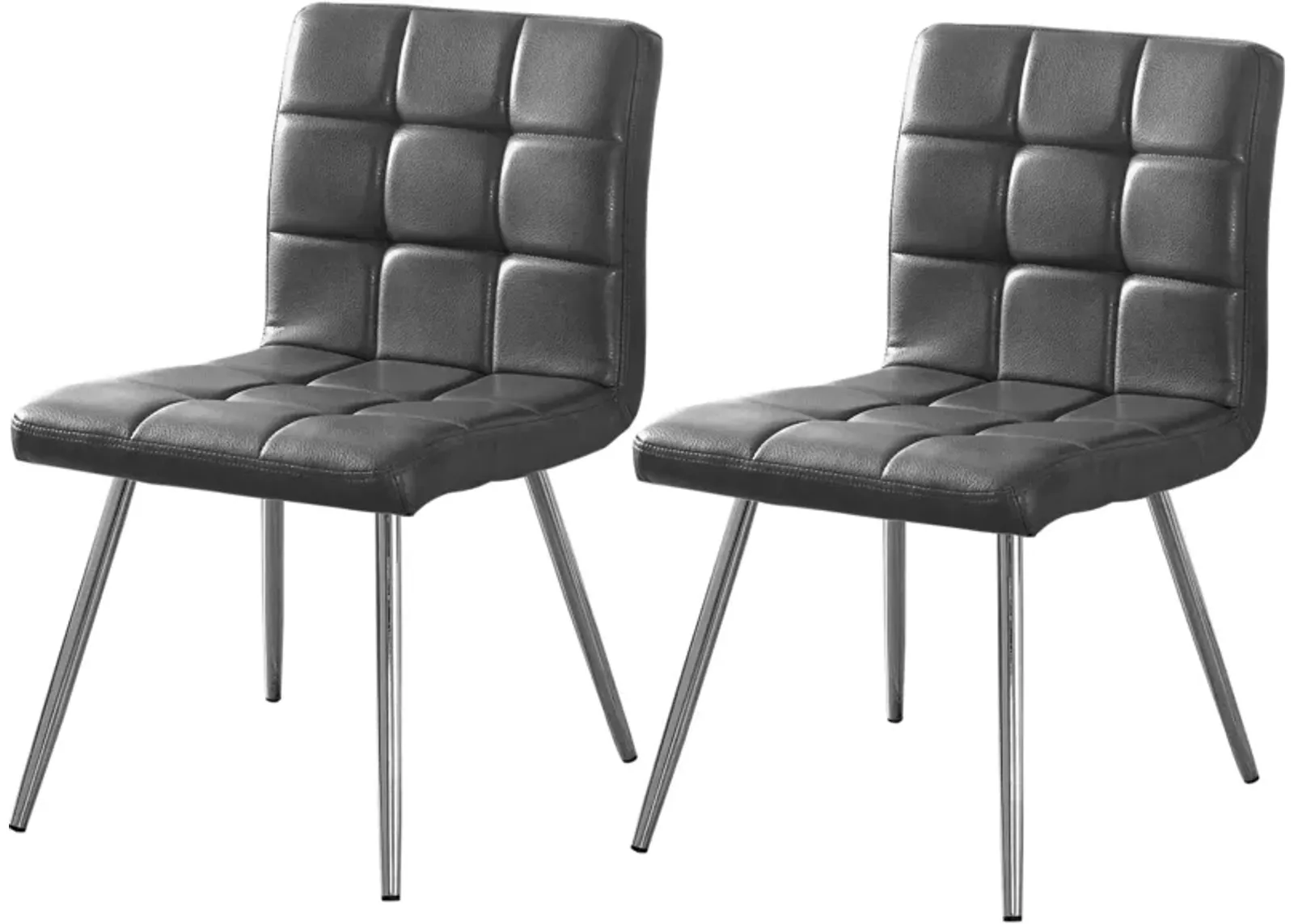 Mack Set of 2 Dining Chairs - Gray