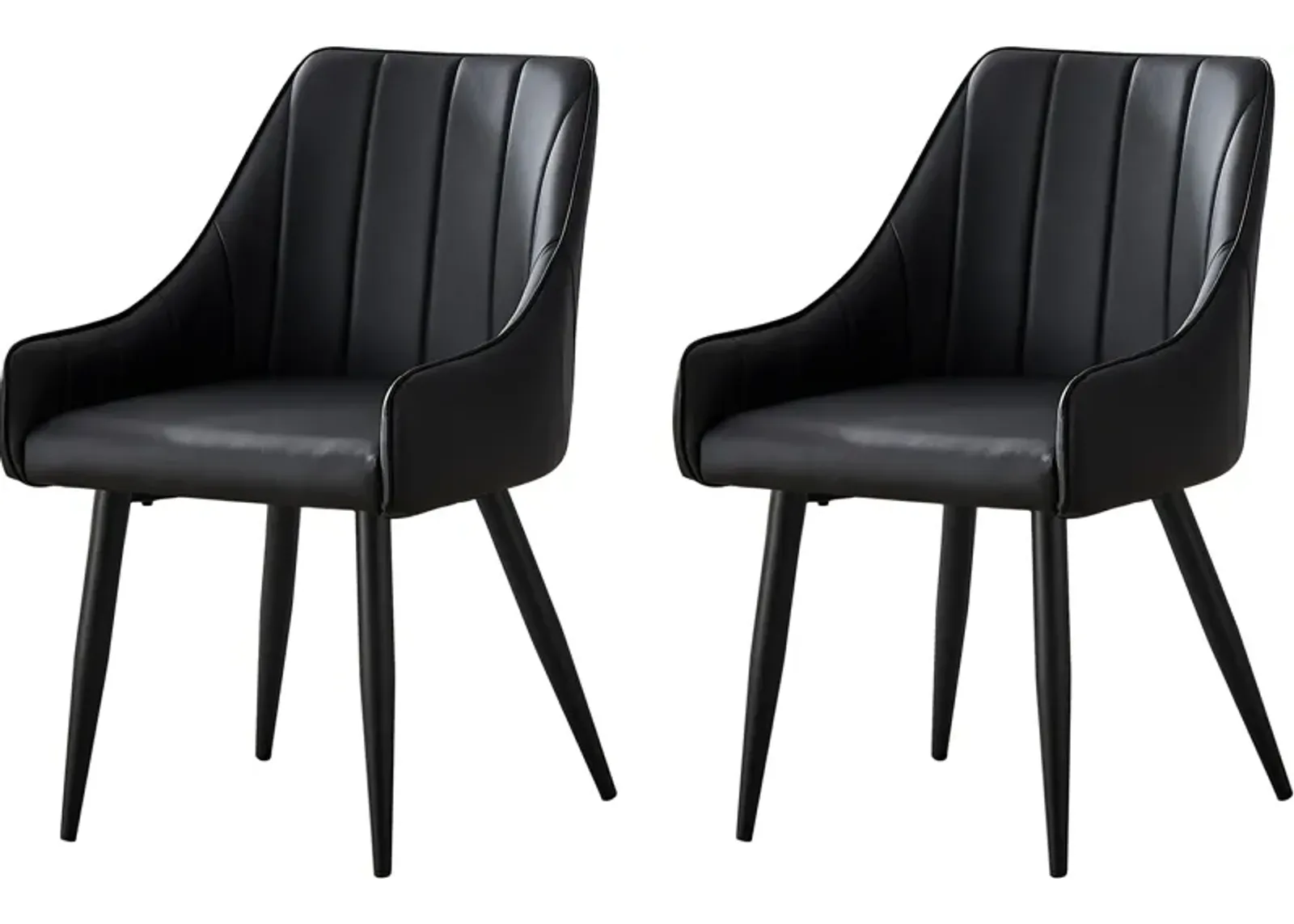 Zia Set of 2 Dining Chairs - Black