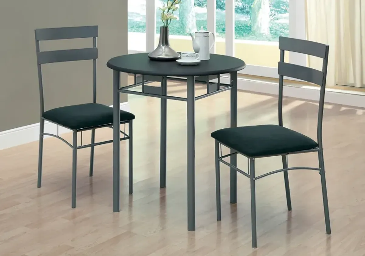 Keegan Round Dining Table and 2 Dining Chairs