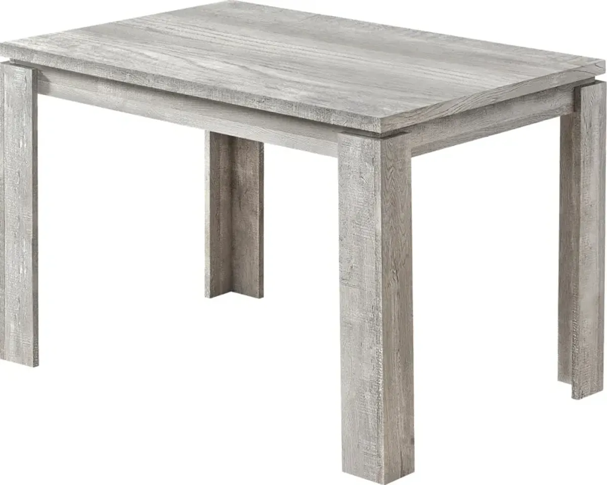 Xander 48" Dining Table - Gray