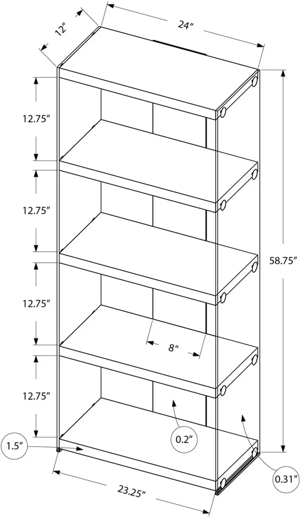 Maya Bookcase