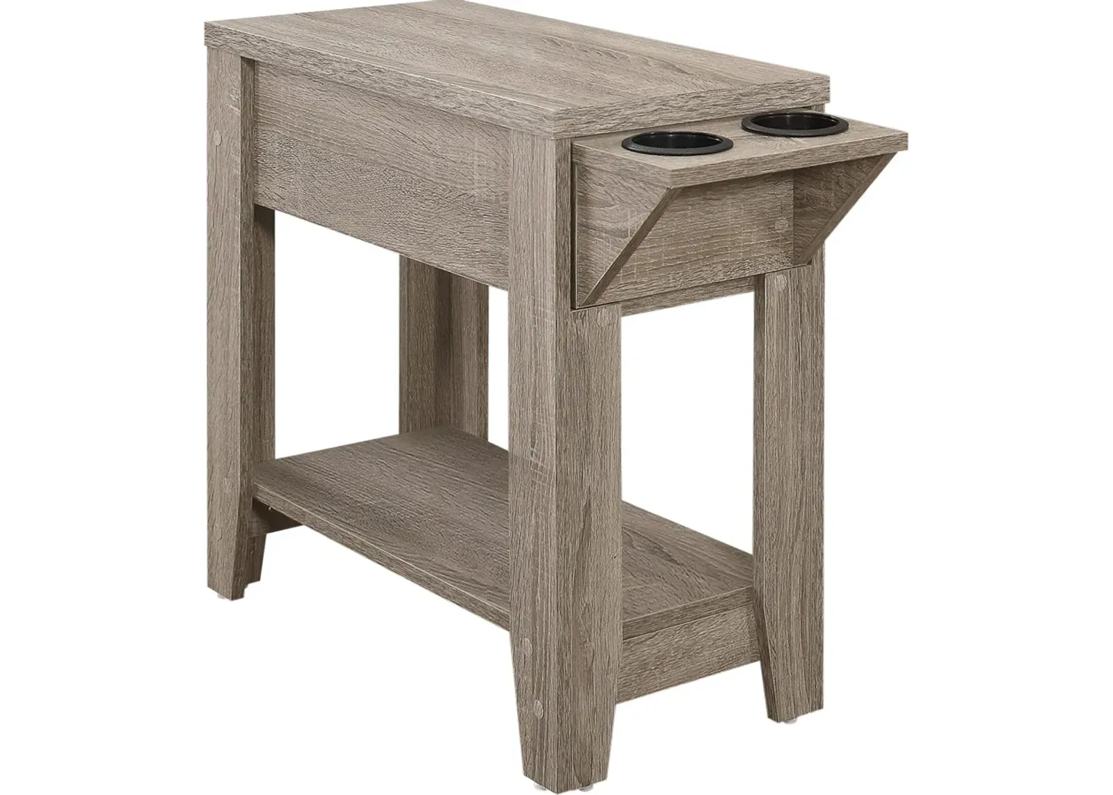 Joseph End Table - Dark Taupe