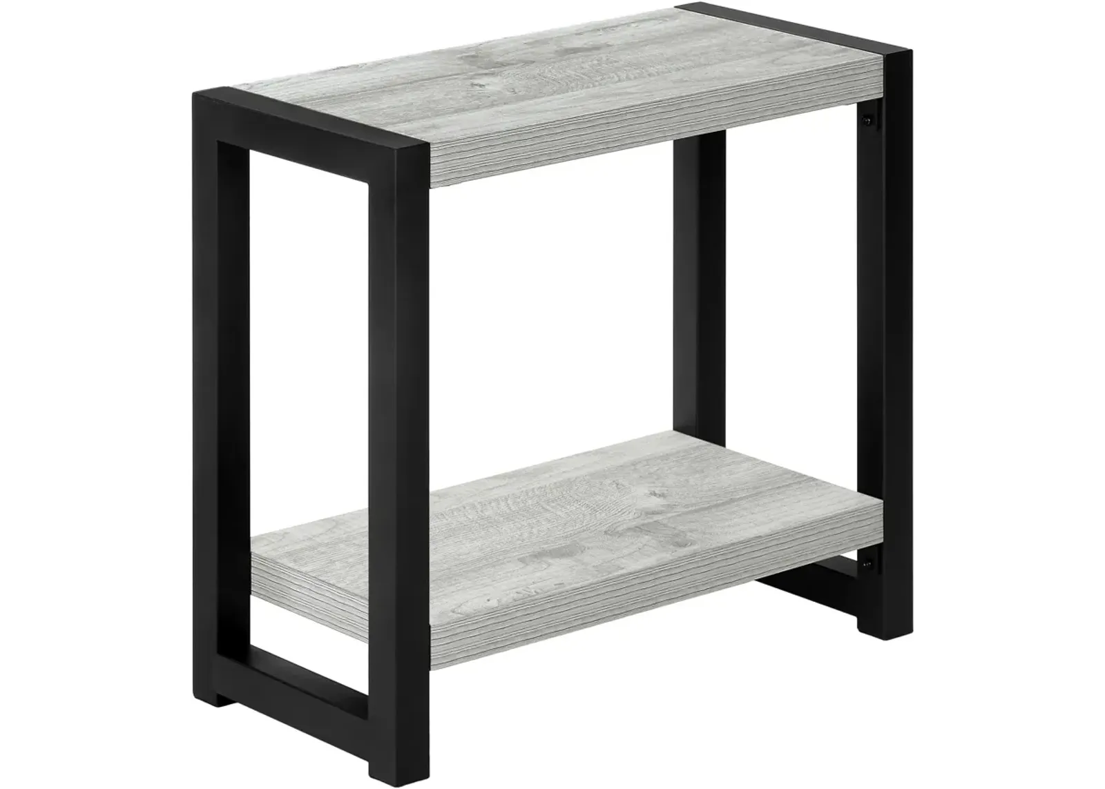 Doran End Table - Gray/Black