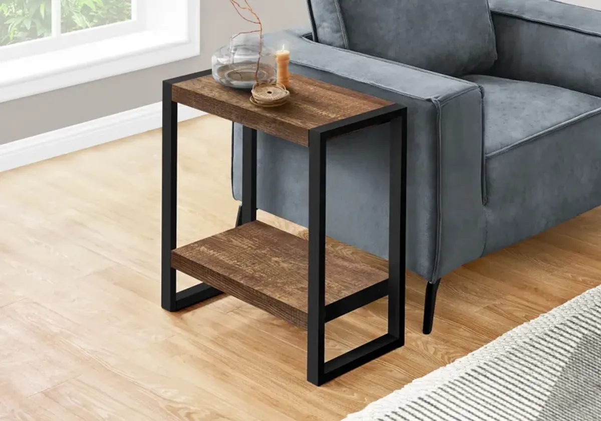 Doran End Table - Brown/Black