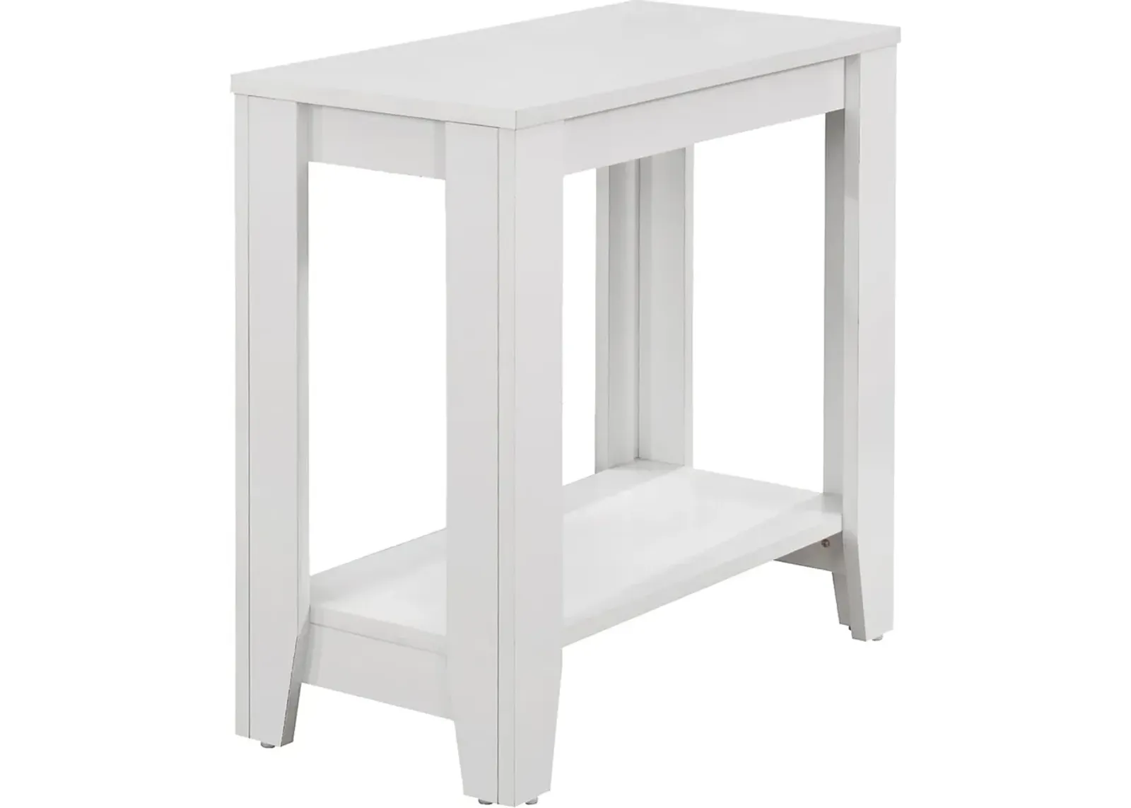 Roger End Table - White