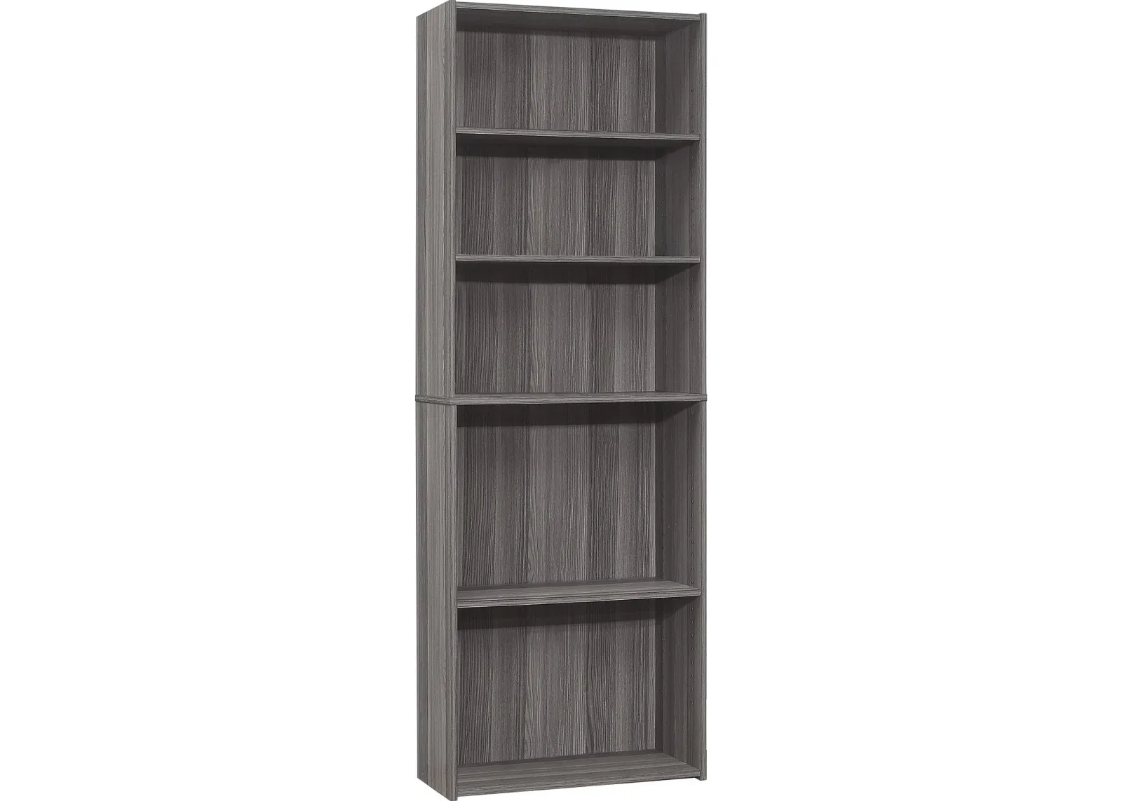 Eula 72" Bookcase - Gray