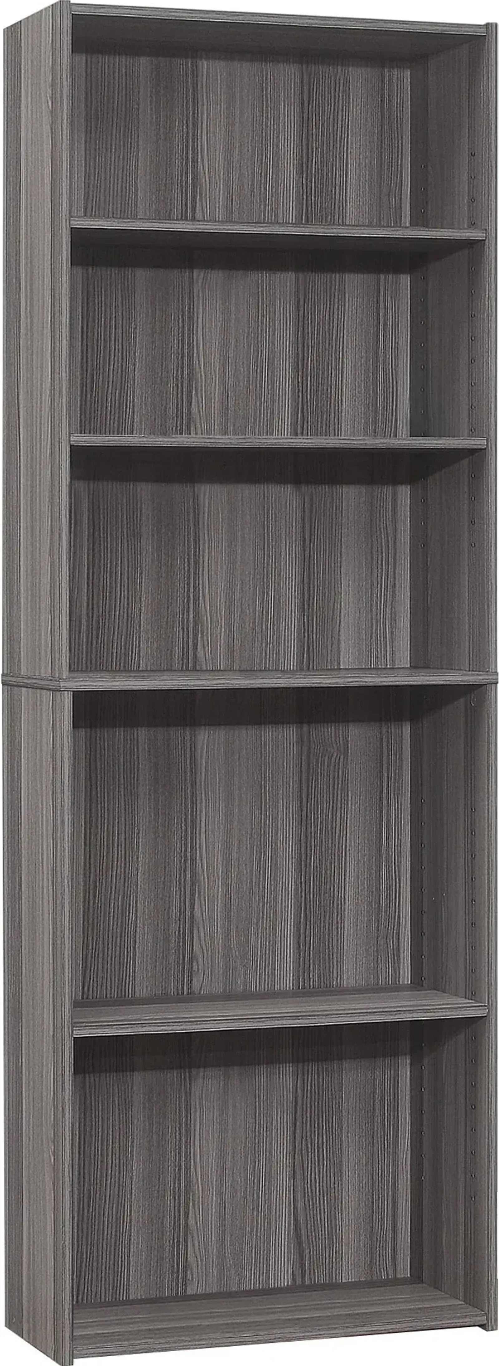 Eula 72" Bookcase - Gray