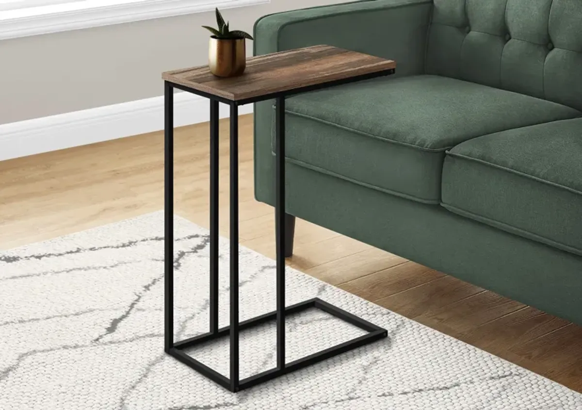 Brigid C-Table - Dark Brown/Black